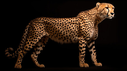 Fototapeta premium illustration of a leopard