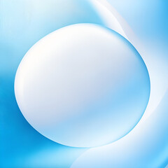 abstract blue background with bubbles - Light Blue and White Circles Background - Generative AI