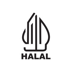 halal logo design	