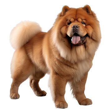 Chow Chow dog isolated
