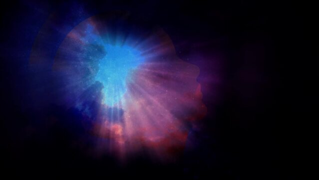 Sky face and light