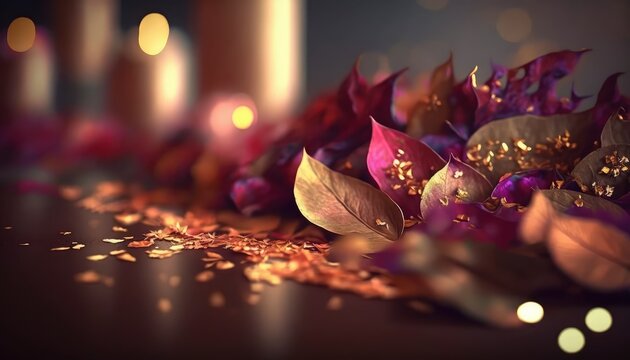 eye catching royal wedding flower wallpaper for interior decoration generative ai