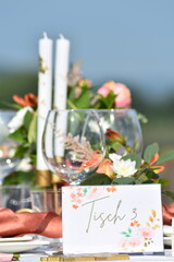 Dekoration-Blumen-Hochzeit-Feier-Natur