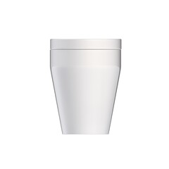 lavatory pan isolated on white background, bidet, 3D illustration, cg render