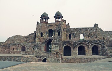 Fototapeta premium ruins of Purana Qila ( old fort ) Delhi, India