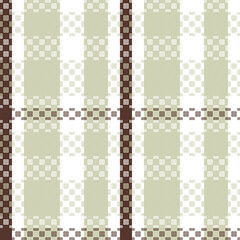 Classic Scottish Tartan Design. Scottish Plaid, Traditional Scottish Woven Fabric. Lumberjack Shirt Flannel Textile. Pattern Tile Swatch Included.
