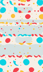 seamless pattern with splashes created with generative AI