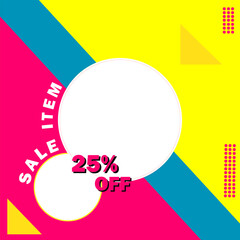 background with circles for social media