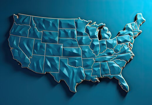 3d map the united states Generative AI