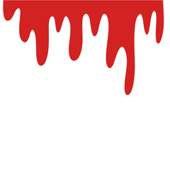 Red Dripping Liquid