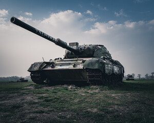 abandoned german Leopard 1 Tank
