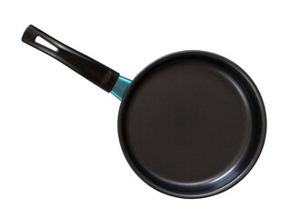 Frying pan, isolated on blank background.