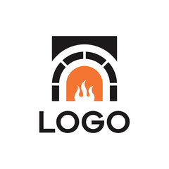 Firewood Oven and Wood fired Logo Design
