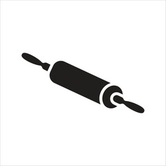 rolling pin icon simple design art eps 10