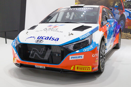 Hyundai I20 N Rally2 At Automobile Barcelona 2023