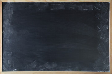 Empty framed blackboard