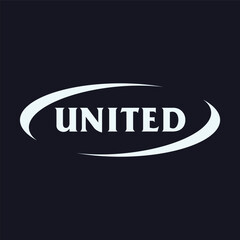 vector united typography design for t-shirt, poster, typography or your brand. vector