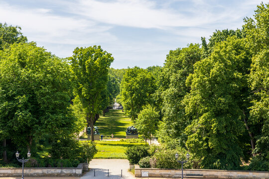 The Tiergarten, a beautiful park in central Berlin