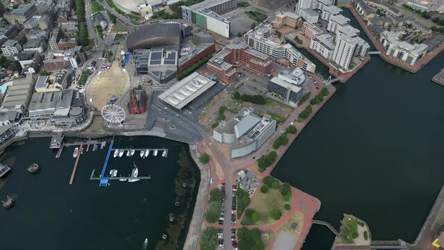 Cardiff bay, Cardiff docklands area Wales