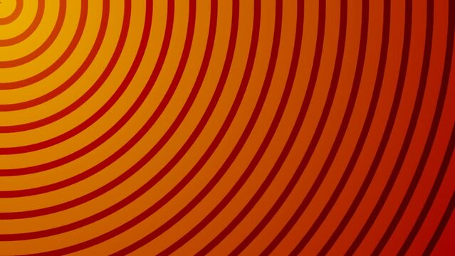 patterns of curve lines animation footage with abstract orange and yellow mix background.