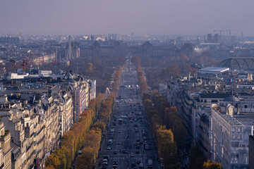 Avenue des Champs Elysees, France