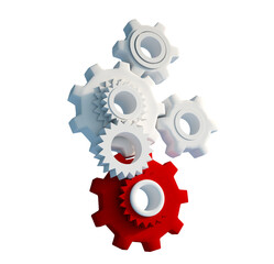 Mechanism cogwheels