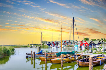 Hafen, Ahrenshoop, Ostsee, Deutschland 