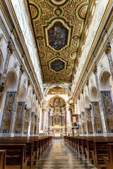 Obraz premium interior of the Cathedral of Amalfi