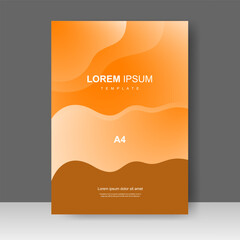 Book cover design modern. Annual report. Brochure template, catalog. Simple Flyer promotion. magazine. Vector illustration