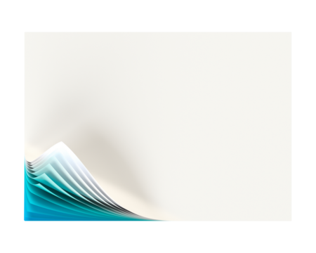 White document mock up with monochrome curled corner. Graphic design element. Png clipart isolated on transparent background