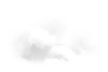  Realistic white cloud with transparency. Png clipart isolated on transparent background © paketesama