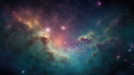 Obraz na płótnie Canvas space galaxy background