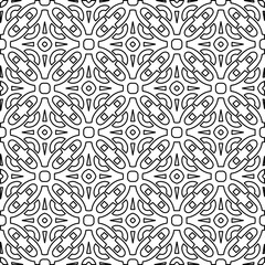 Black and white pattern with abstract shapes. Abstract background. Patterns of the lines.