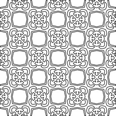 Black and white pattern with abstract shapes. Abstract background. Patterns of the lines.
