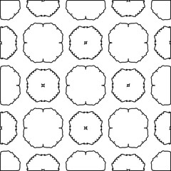 Black and white pattern with abstract shapes. Abstract background. Patterns of the lines.