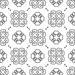 Black and white pattern with abstract shapes. Abstract background. Patterns of the lines.