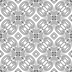 Black and white pattern with abstract shapes. Abstract background. Patterns of the lines.