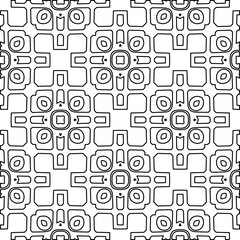 Black and white pattern with abstract shapes. Abstract background. Patterns of the lines.