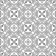 Black and white pattern with abstract shapes. Abstract background. Patterns of the lines.