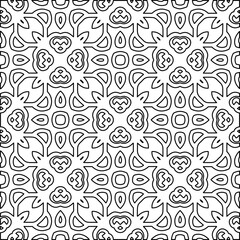 Black and white pattern with abstract shapes. Abstract background. Patterns of the lines.