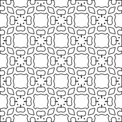 Black and white pattern with abstract shapes. Abstract background. Patterns of the lines.