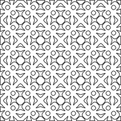 Black and white pattern with abstract shapes. Abstract background. Patterns of the lines.