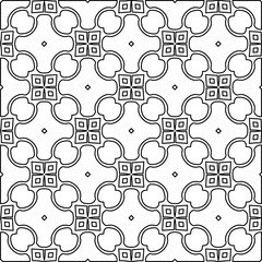 Black and white pattern with abstract shapes. Abstract background. Patterns of the lines.
