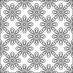 Black and white pattern with abstract shapes. Abstract background. Patterns of the lines.