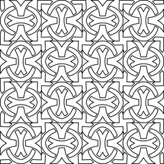 Black and white pattern with abstract shapes. Abstract background. Patterns of the lines.
