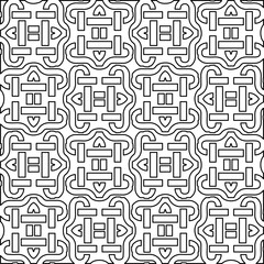 Black and white pattern with abstract shapes. Abstract background. Patterns of the lines.