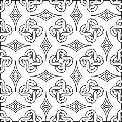 Black and white pattern with abstract shapes. Abstract background. Patterns of the lines.