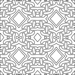 Black and white pattern with abstract shapes. Abstract background. Patterns of the lines.