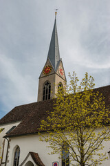 Church in Pfaeffikon in Zurich in Switzerland