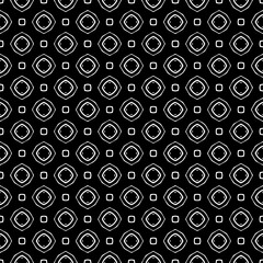 Black and white seamless pattern texture. Greyscale ornamental graphic design. Mosaic ornaments. Pattern template. Vector illustration. EPS10.